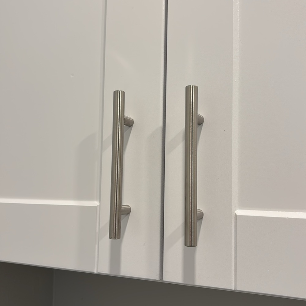 Set of 25 Brushed Nickel Cabinet Handles